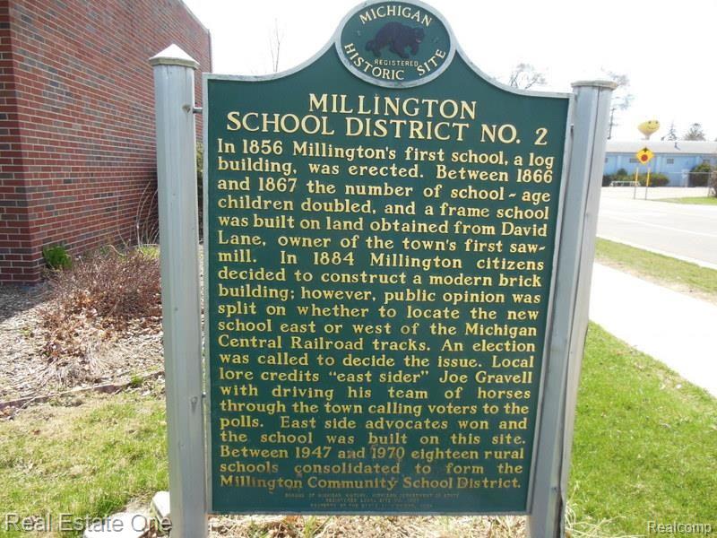 3216 West Road Millington, MI 48746 - Photo 58 of 59 First school a log building Historical Site