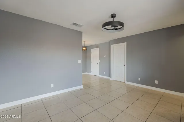 a view of an empty room