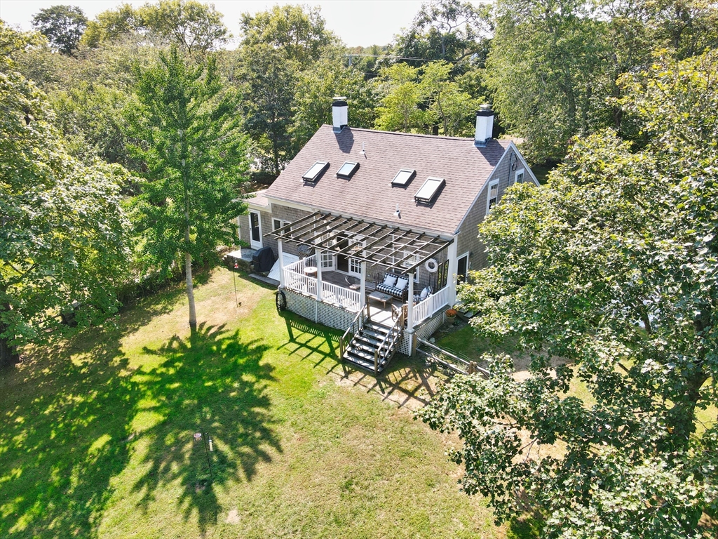 56 Maple Avenue Little Compton, RI 02837 - Photo 29 of 33 an aerial view of a house with a yard
