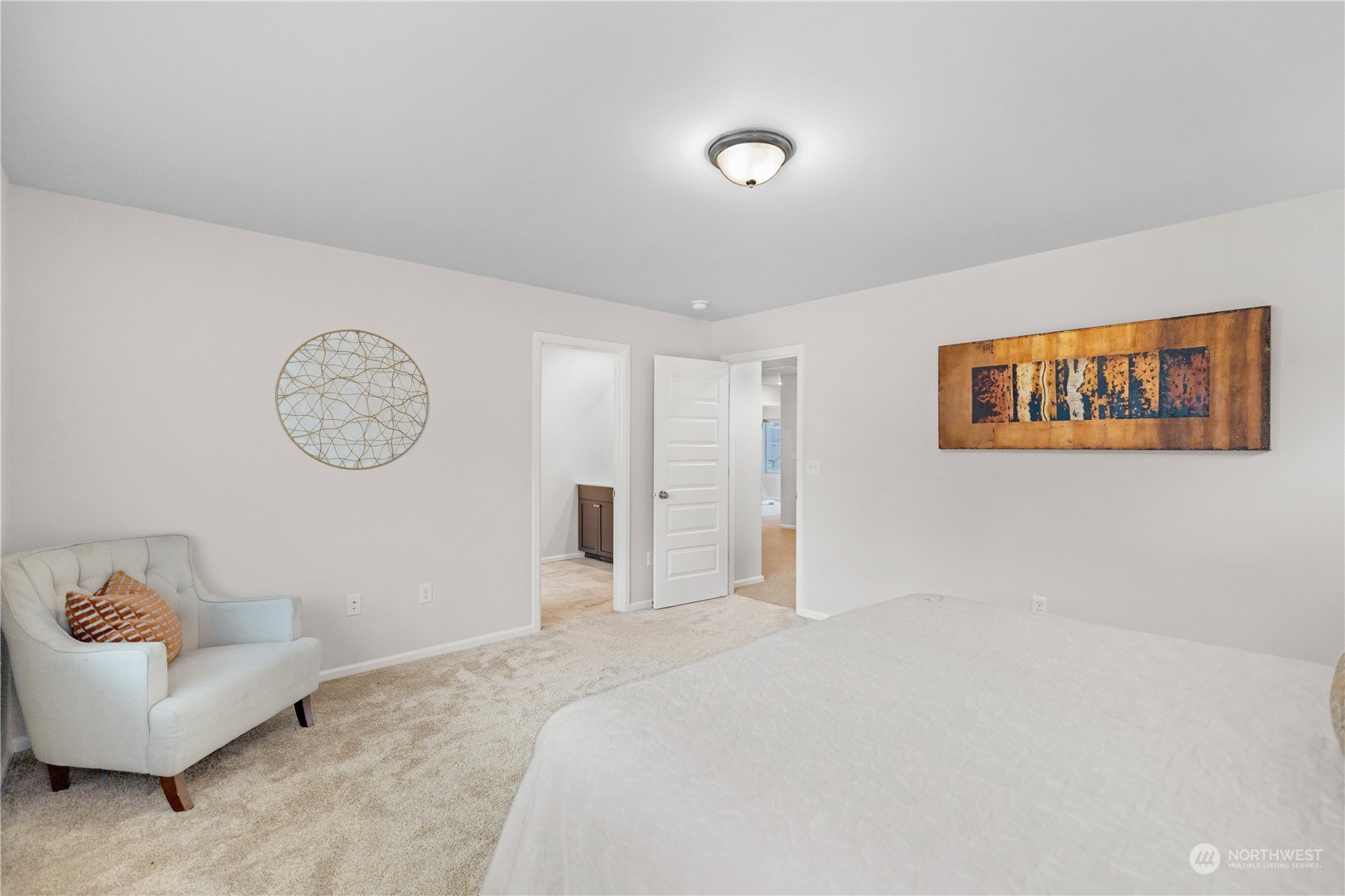 1341 Cascade Street Sultan, WA 98294 - Photo 17 of 39 a bedroom with a bed and a couch