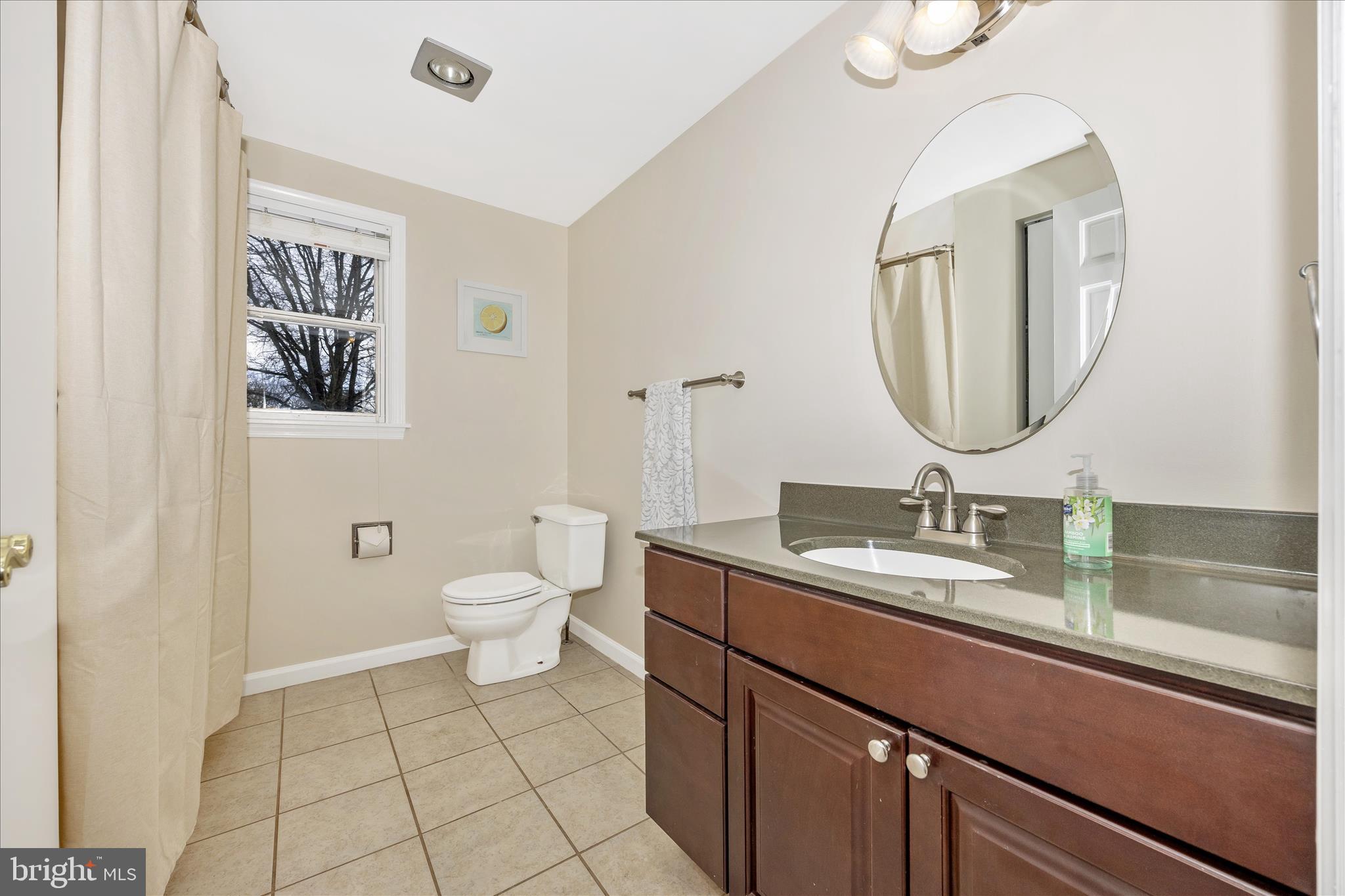 3340 Florence Road Woodbine, MD 21797 - Photo 32 of 61 a bathroom with a toilet a sink and mirror