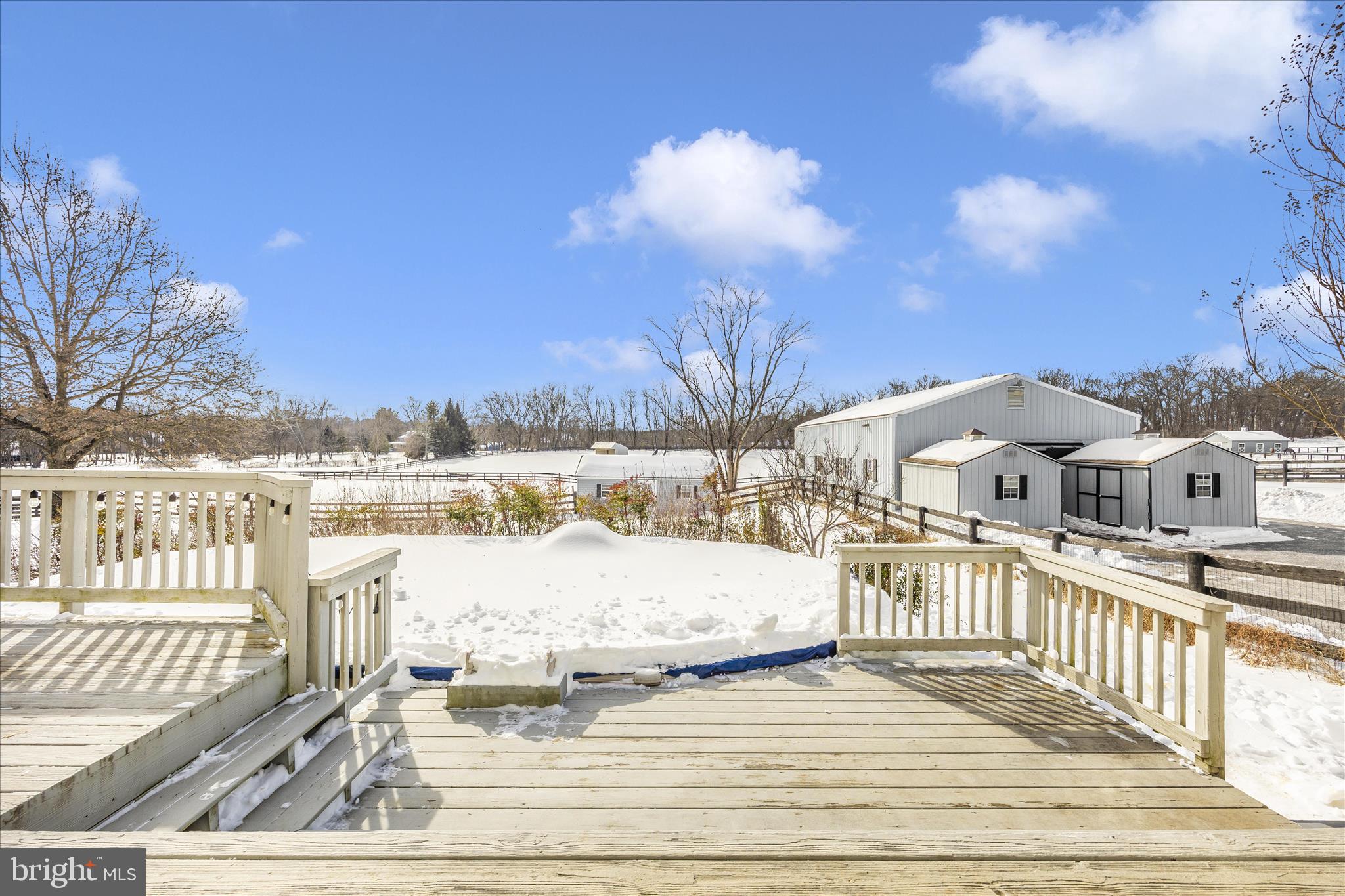 3340 Florence Road Woodbine, MD 21797 - Photo 46 of 61 a view of a house with wooden deck