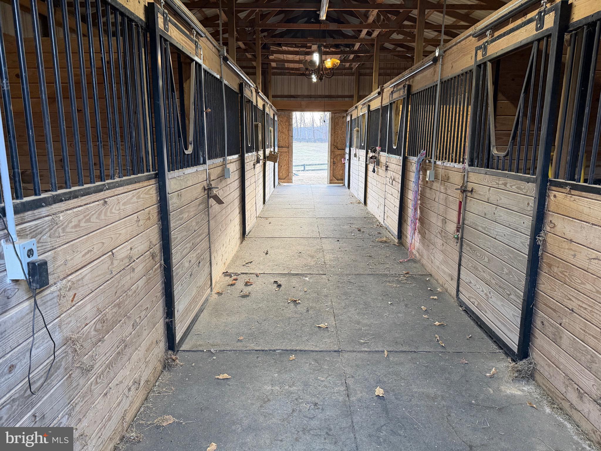 3340 Florence Road Woodbine, MD 21797 - Photo 51 of 61 a view of a hallway with wooden walls