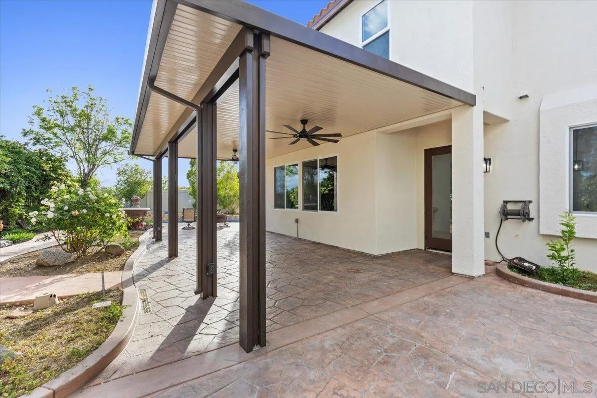 2196 Kirkcaldy Road Fallbrook, CA 92028 - Photo 48 of 57 a view of a house with a backyard