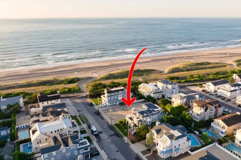 a view of a terrace with wooden floor and a terrace view