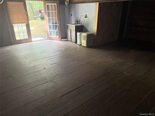 a view of front door