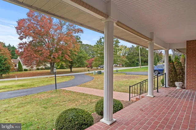 a view of a balcony with lake