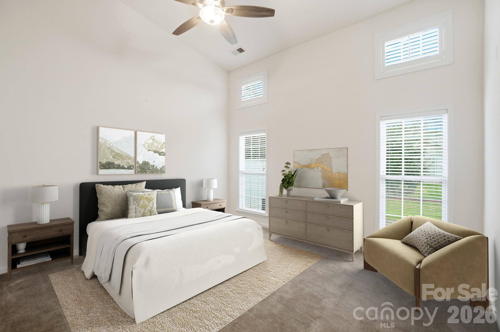 284 Garnet Court Fort Mill, SC 29708 - Photo 19 of 42 a bedroom with bed and window