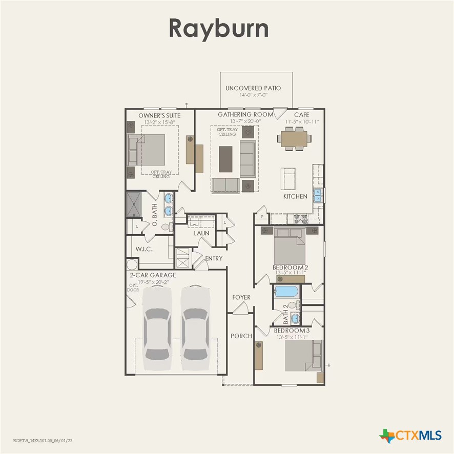 1362 Richards Rnch Road Belton, TX 76513 - Photo 25 of 25 Floorplan