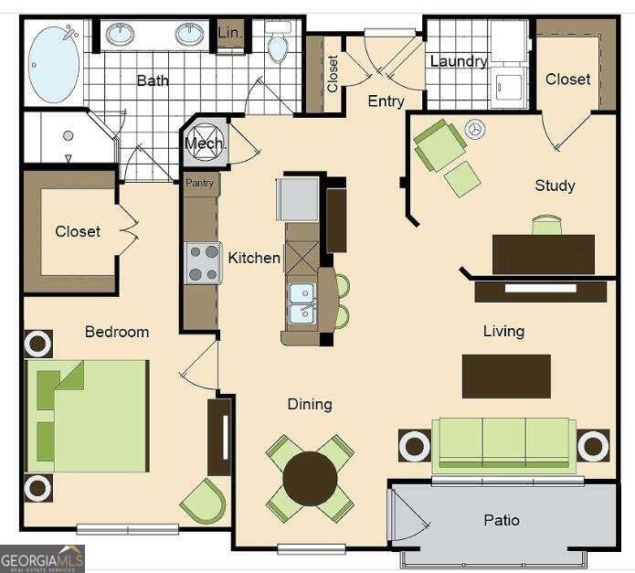 3460 Kingsboro Road Northeast, Unit 437 Atlanta, GA 30326 - Photo 25 of 42