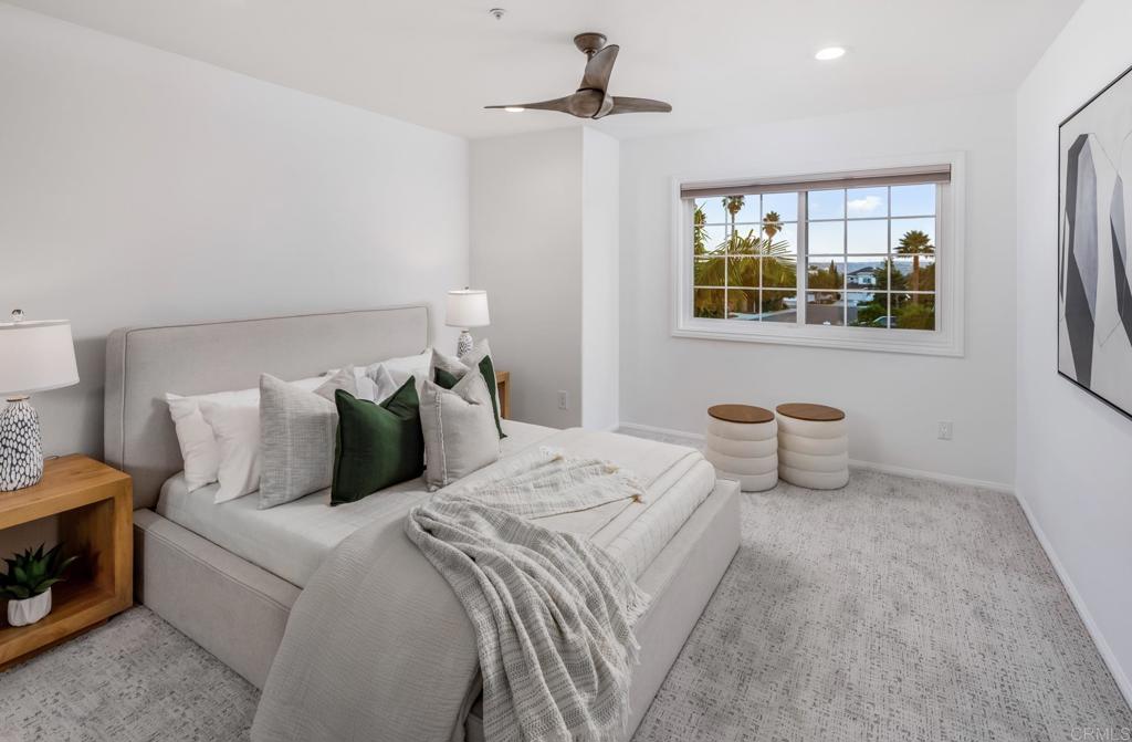 608 Crest Drive Encinitas, CA 92024 - Photo 29 of 33 a bedroom with a bed and a window