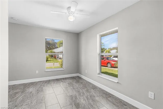 wooden floor in an empty room