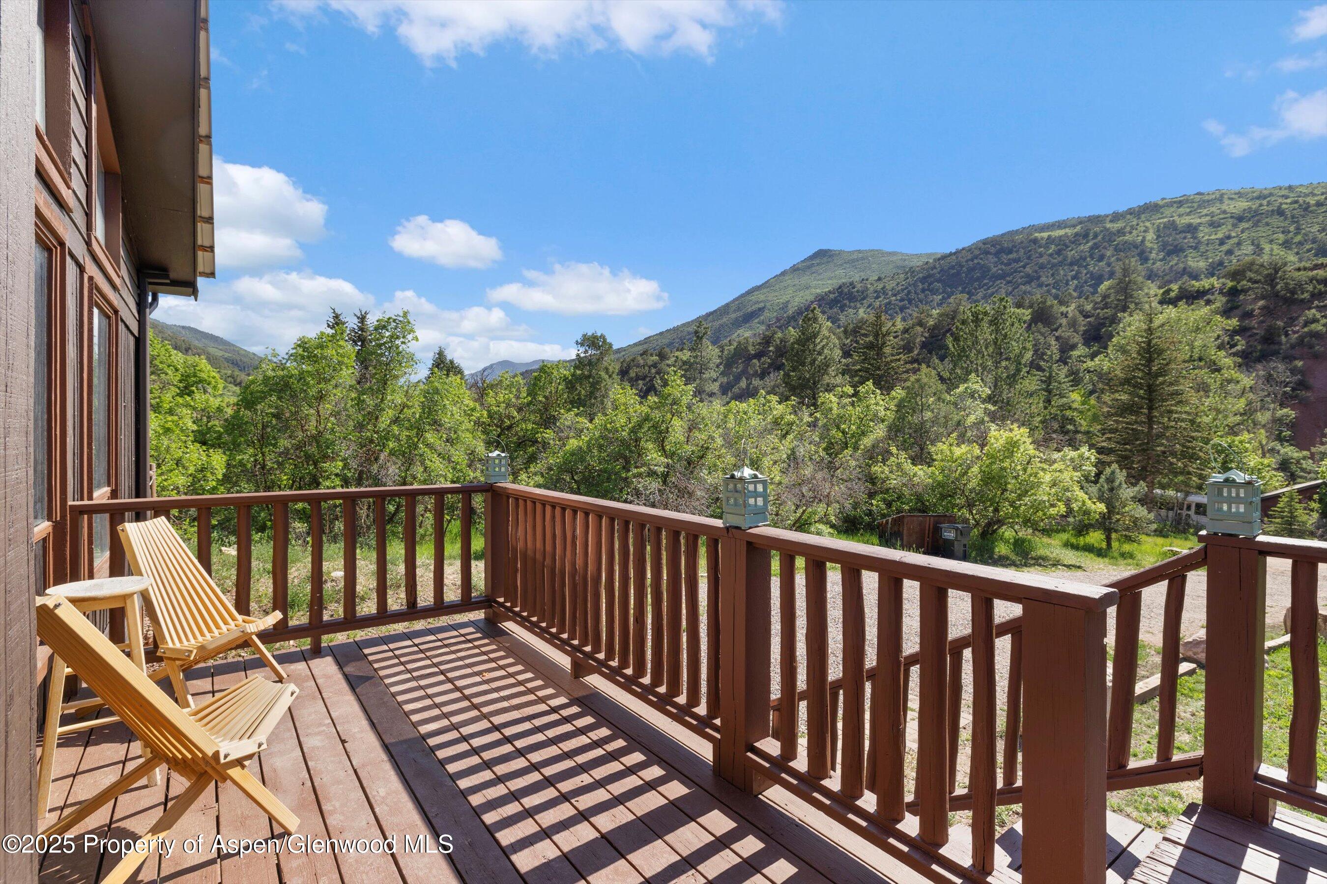 116 South Bill Creek Road Carbondale, CO 81623 - Photo 4 of 45 a view of balcony with furniture