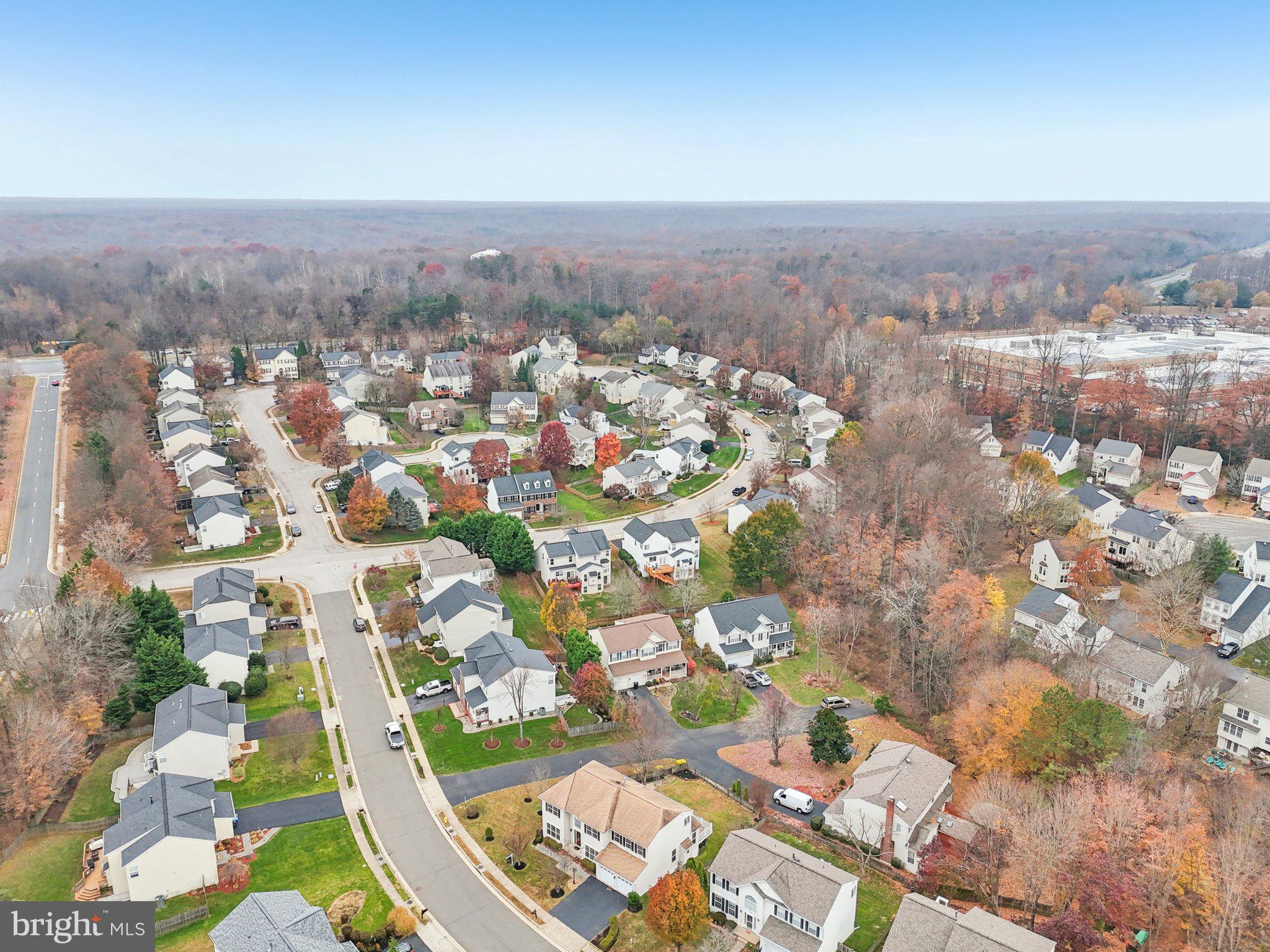 15730 Marbury Heights Way Montclair, VA 22025 - Photo 66 of 69 an aerial view of residential houses with outdoor space