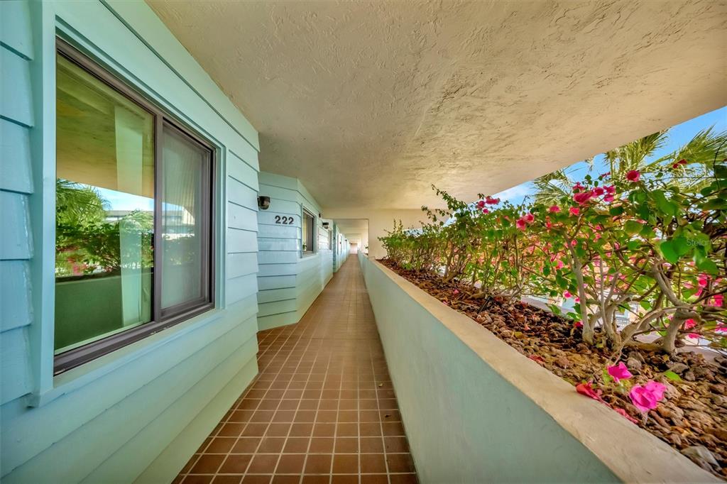 9604 Cortez Road West, Unit 222 Bradenton, FL 34210 - Photo 3 of 54 a picture of flowers in front of a glass door