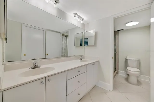 a view of a lake with boats