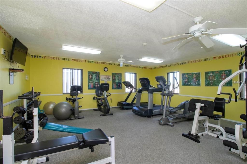 9604 Cortez Road West, Unit 222 Bradenton, FL 34210 - Photo 47 of 54 a view of a room with gym equipment
