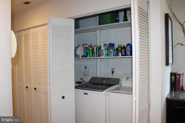 a view of a book shelf with a book shelf