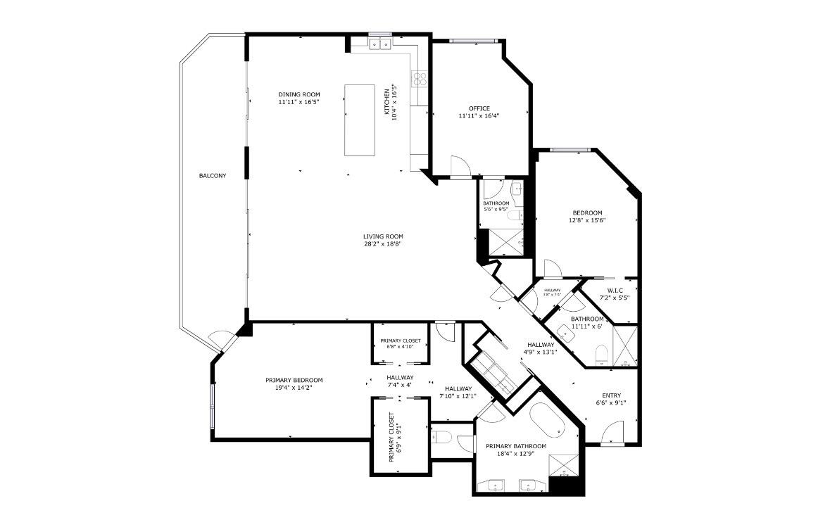 550 Southeast Mizner Boulevard, Unit B603 Boca Raton, FL 33432 - Photo 85 of 85 Floor Plan