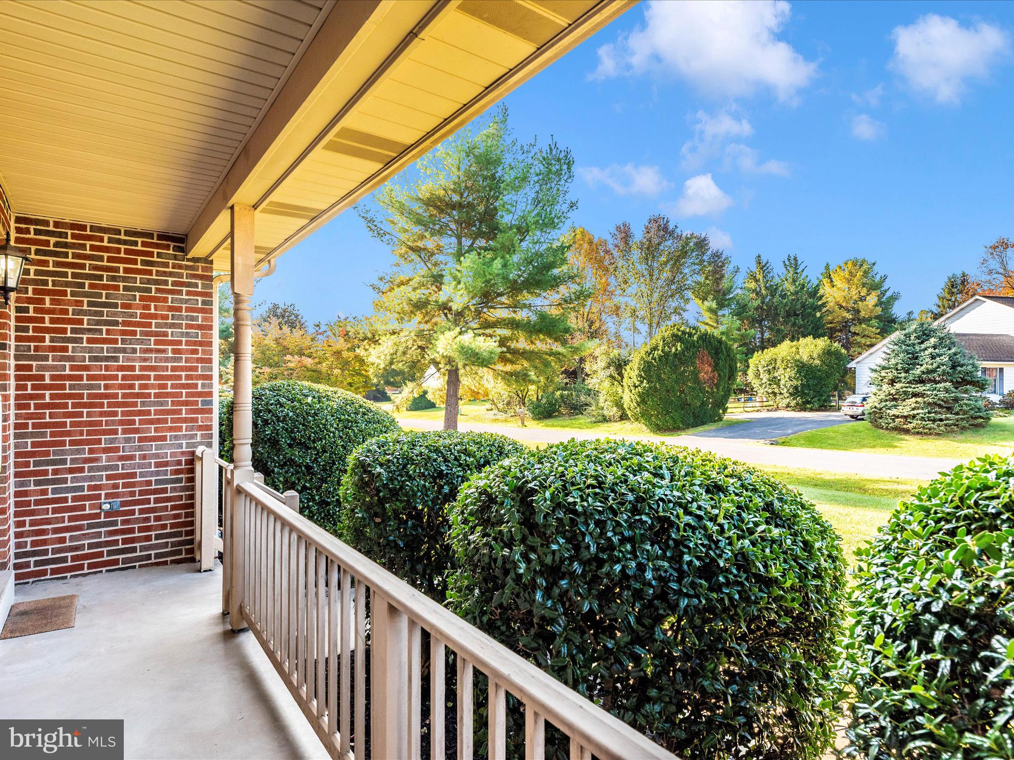 8170 Claiborne Drive Frederick, MD 21702 - Photo 52 of 70 a view of a back yard from a balcony