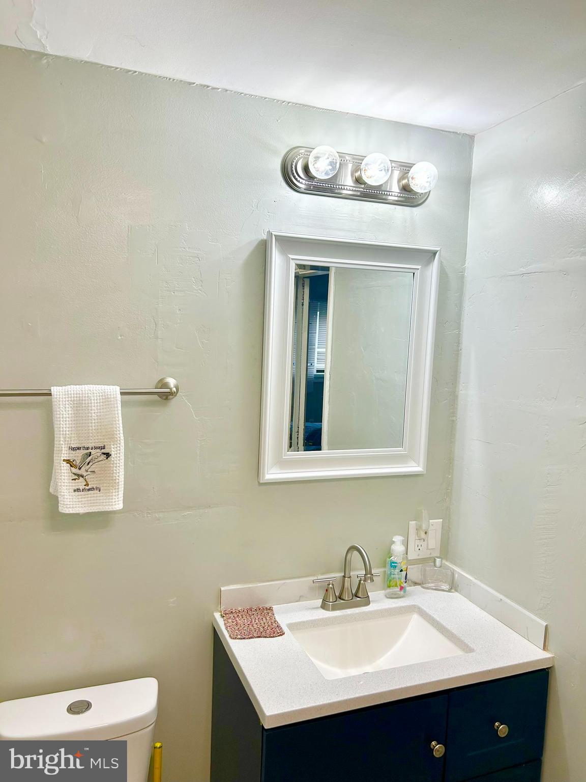 37 Walkern Road Baltimore, MD 21221 - Photo 31 of 41 a bathroom with a sink mirror and a toilet