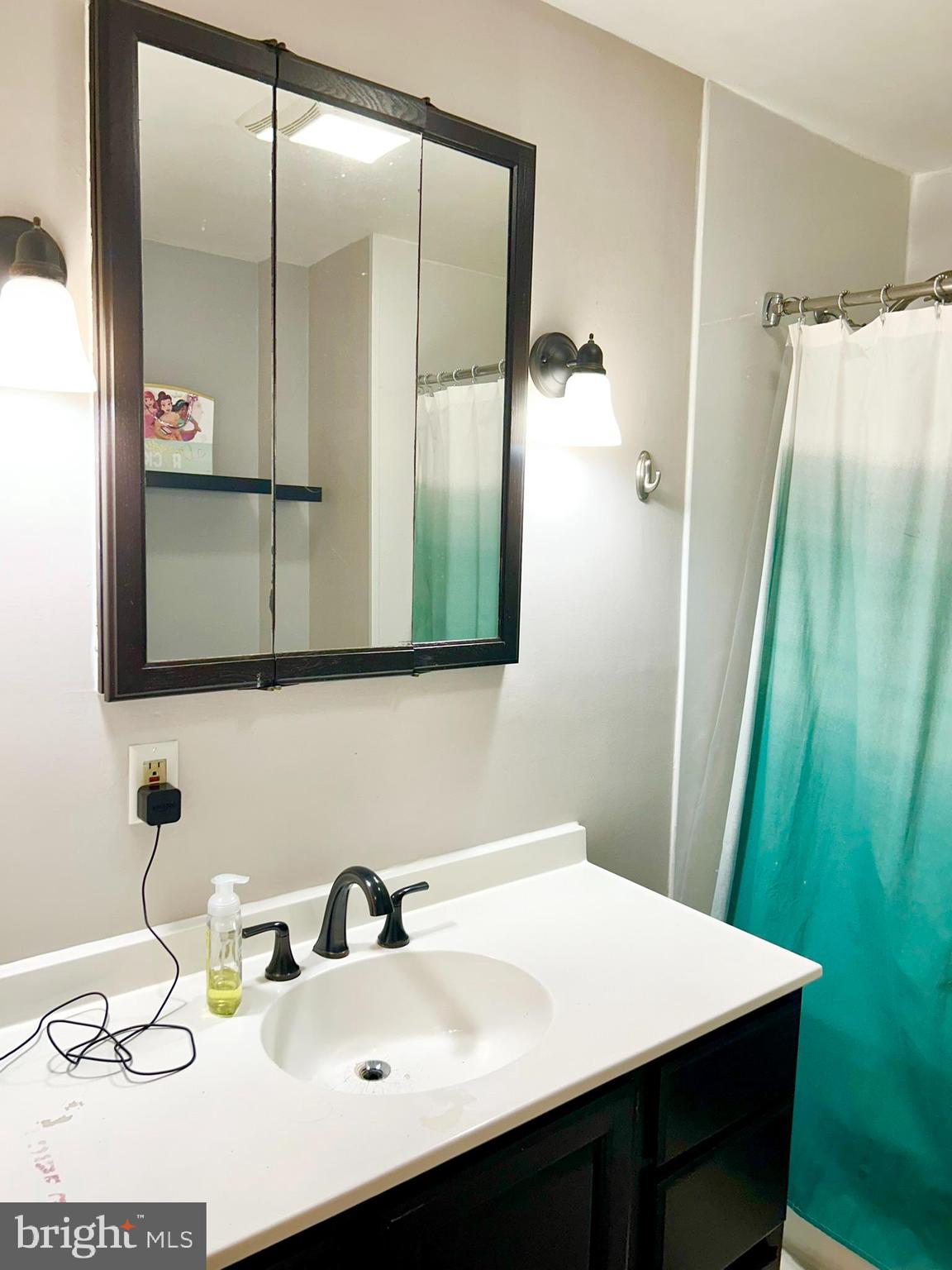 37 Walkern Road Baltimore, MD 21221 - Photo 36 of 41 a bathroom with a sink and a mirror