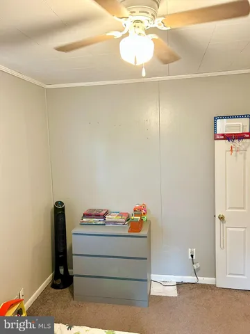 a bathroom with a window and flowerpot