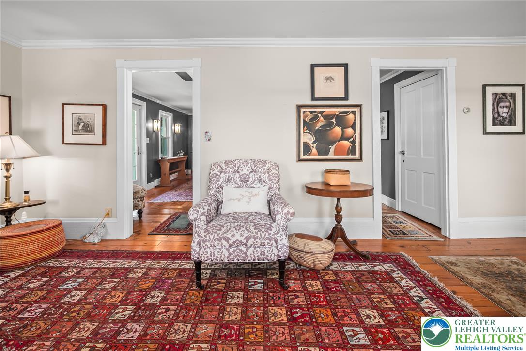 1072 5 Points Richmond Road Bangor, PA 18013 - Photo 36 of 66 a living room with furniture and wooden floor