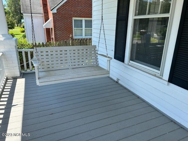 202 South 7th Street Pinetops, NC 27864 - Photo 2 of 14 Front porch swing