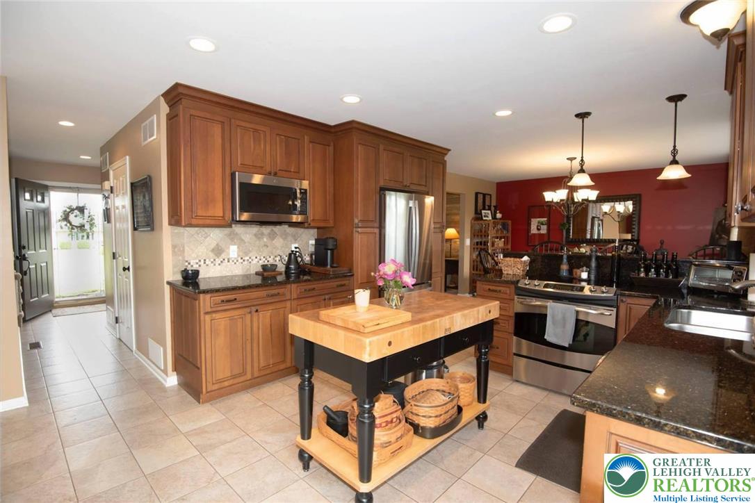 576 Batts Switch Road Nazareth, PA 18064 - Photo 39 of 39 Open Floor Plan into the remodeled kitchen (portab