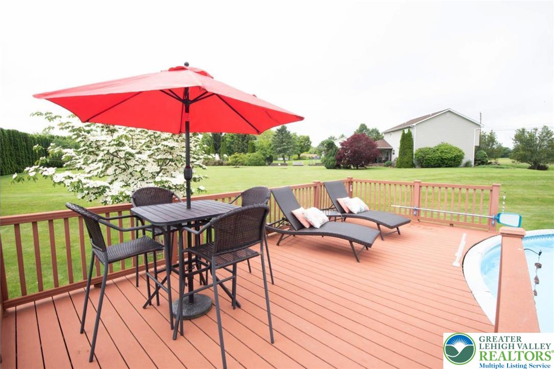 576 Batts Switch Road Nazareth, PA 18064 - Photo 33 of 39 extra deck to relax and enjoy the pool