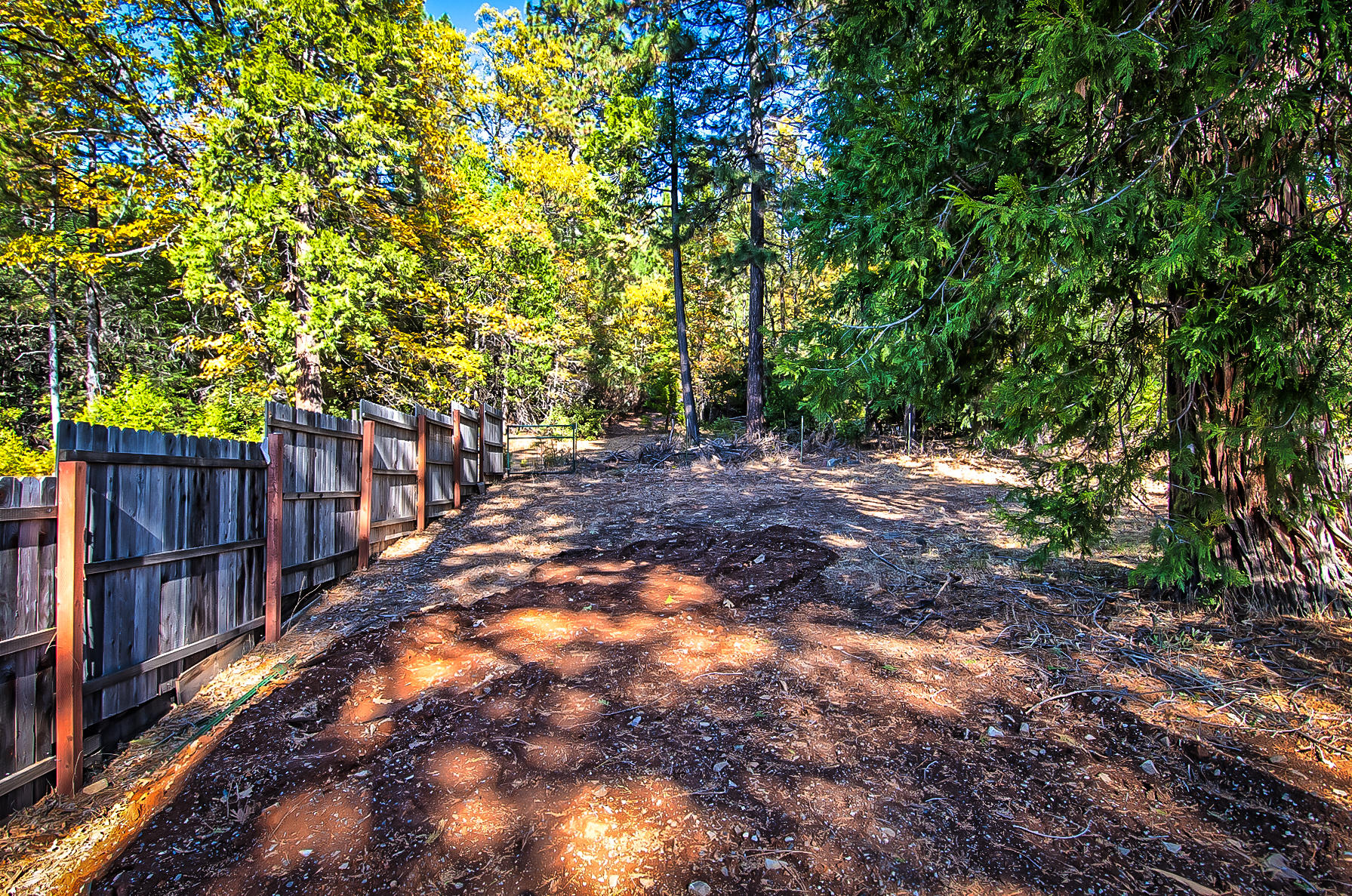 14681 Fern Road Whitmore, CA 96096 - Photo 30 of 37 a view of a yard with wooden fence