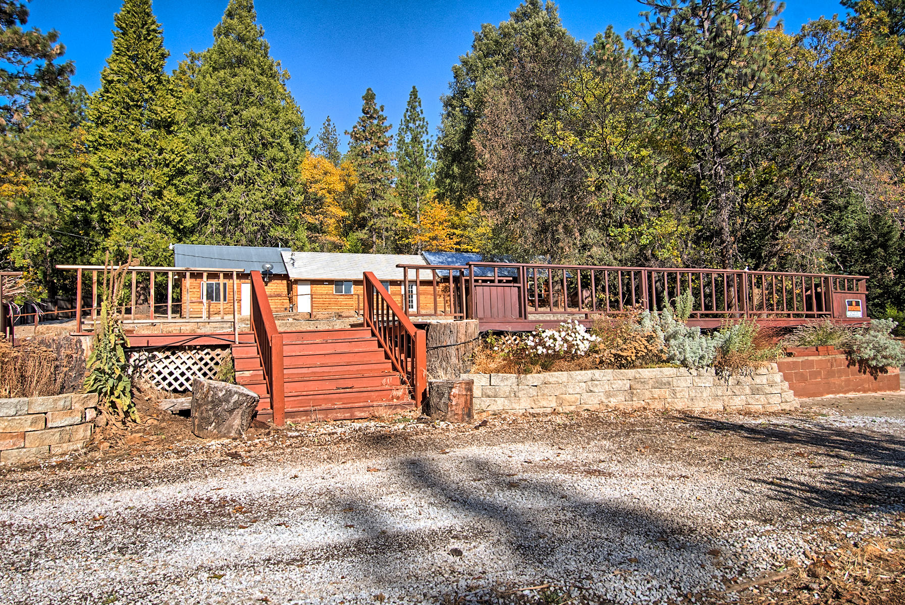 14681 Fern Road Whitmore, CA 96096 - Photo 32 of 37 a view of a deck with a yard