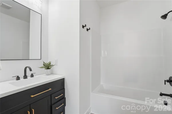 a bathroom with a sink and a bathtub