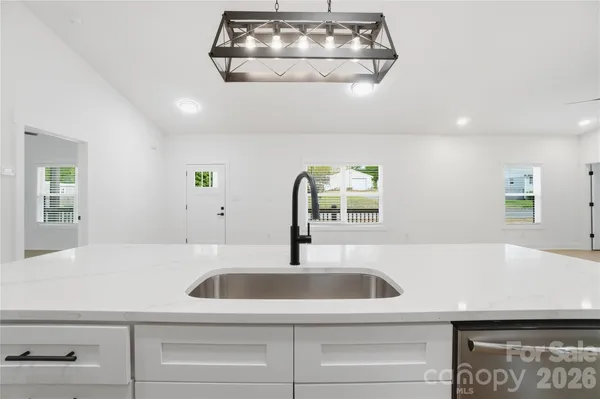 a close view of sink and tap