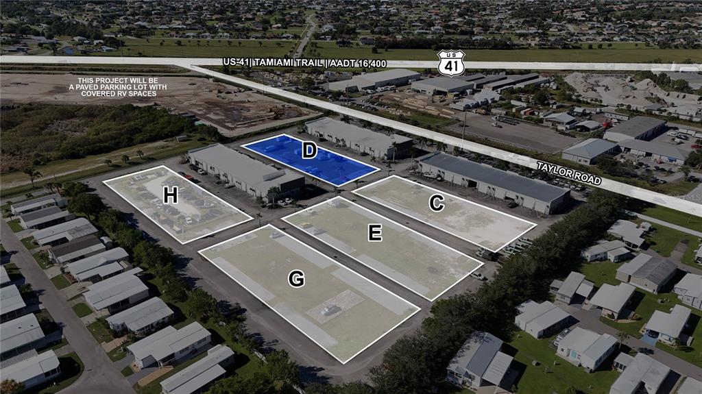 6640 Taylor Road, Unit B Punta Gorda, FL 33950 - Photo 2 of 8 an aerial view of a yard