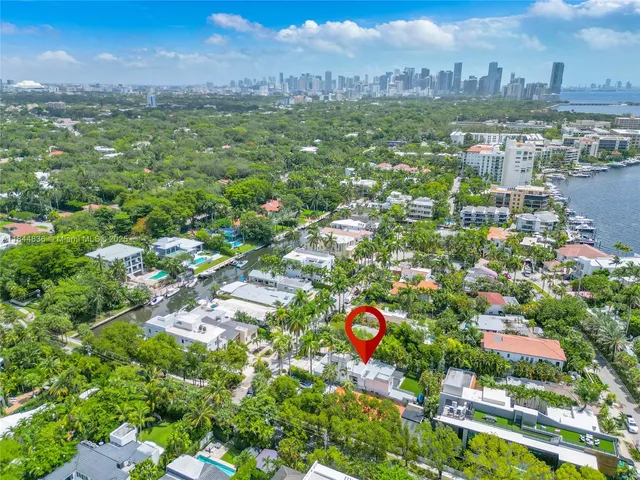 a view of city and mountain