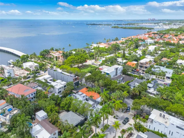 a view of a city with lake view