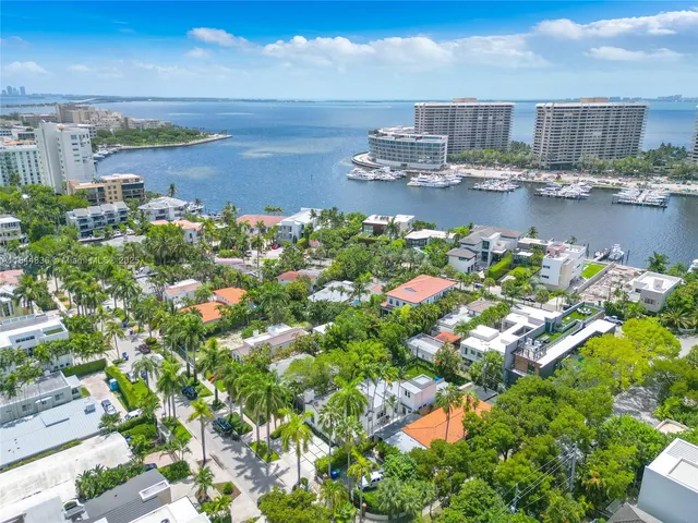 a city view with lake