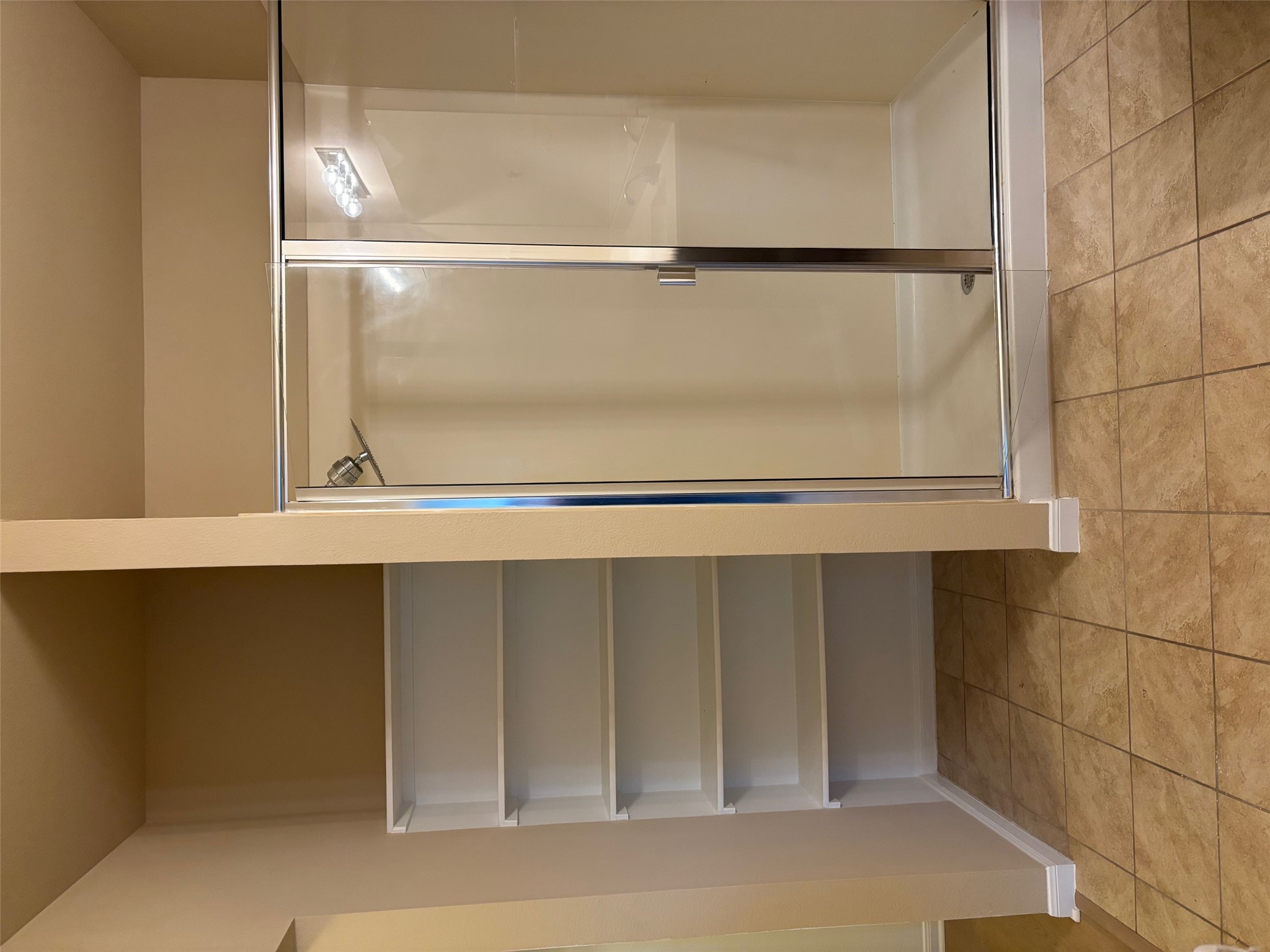 1602 Atlas Road Cedar Park, TX 78613 - Photo 8 of 13 Bathroom with a shower stall and light tile patterned flooring