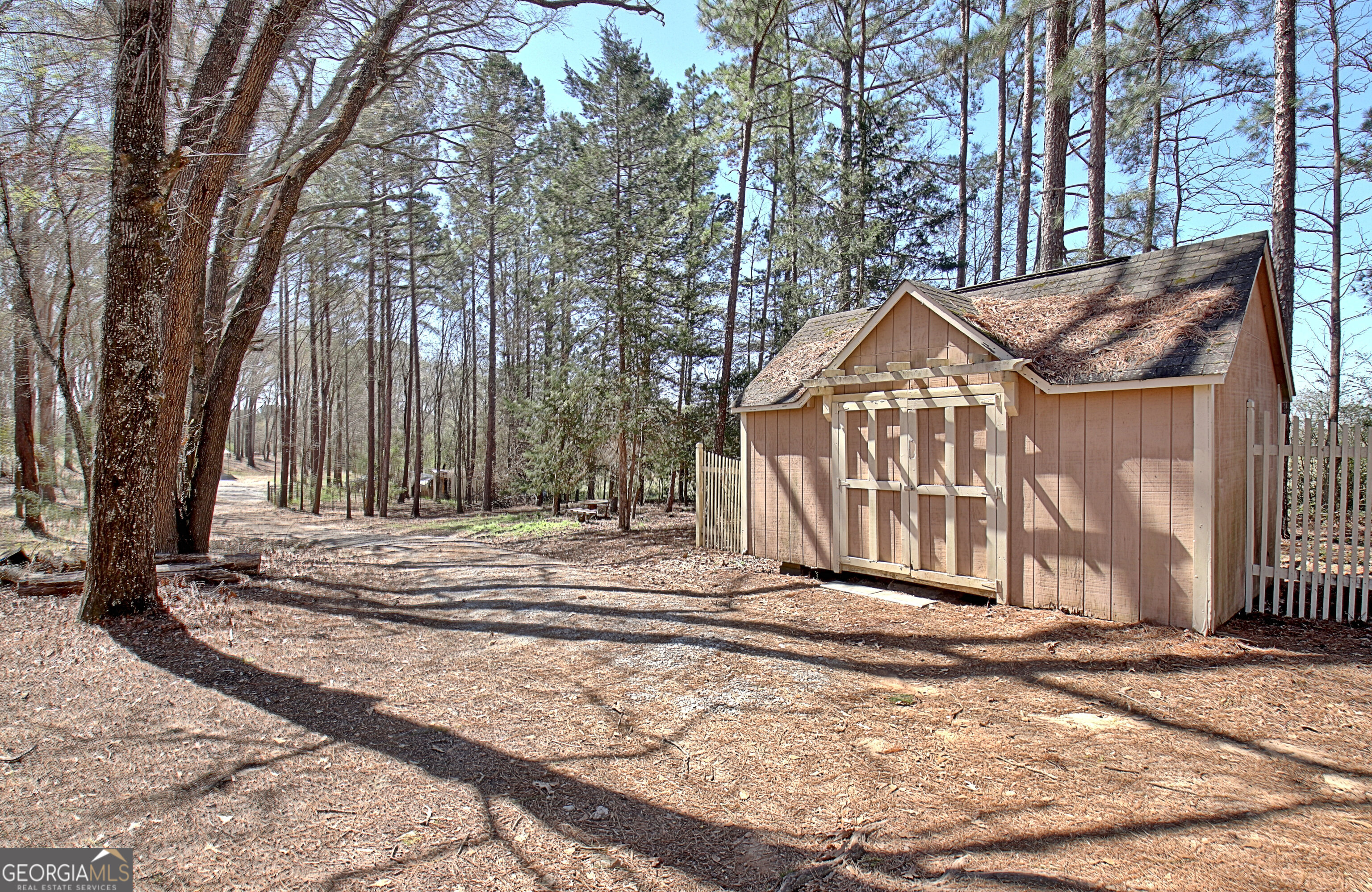 373 Blanton Mill Road Williamson, GA 30292 - Photo 45 of 57 a view of a house with a yard