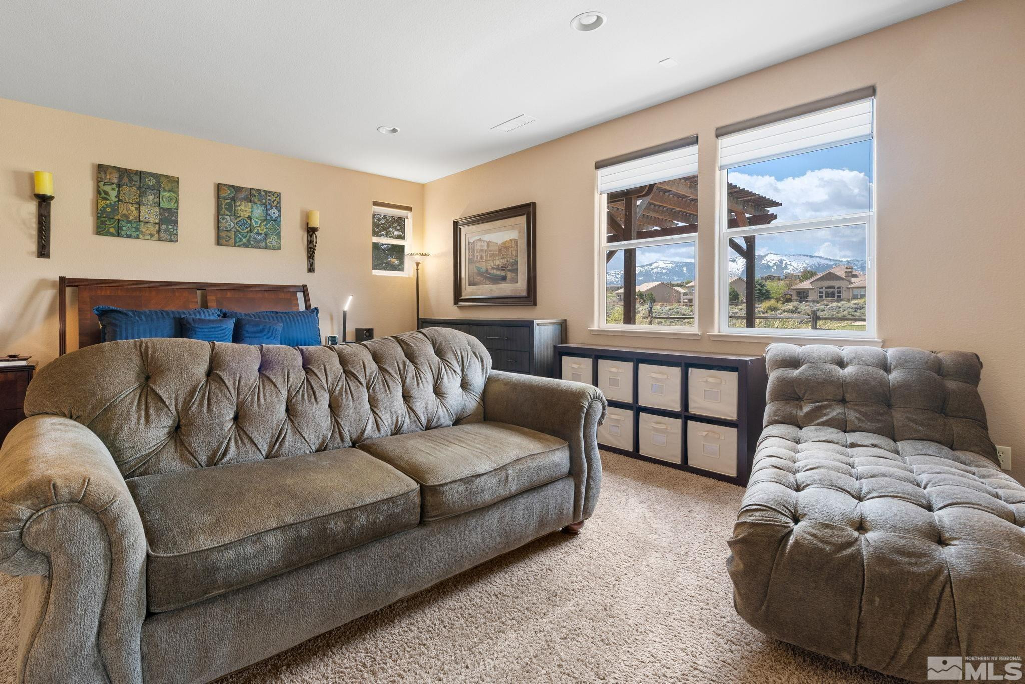 2055 Back Nine Trail Reno, NV 89523 - Photo 18 of 40 a living room with furniture and a large window