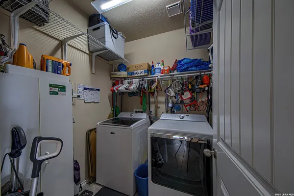 a view of storage and utility room