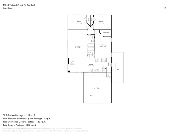 $1,700 | 19710 Twisted Creek Drive, Tomball, TX 77375