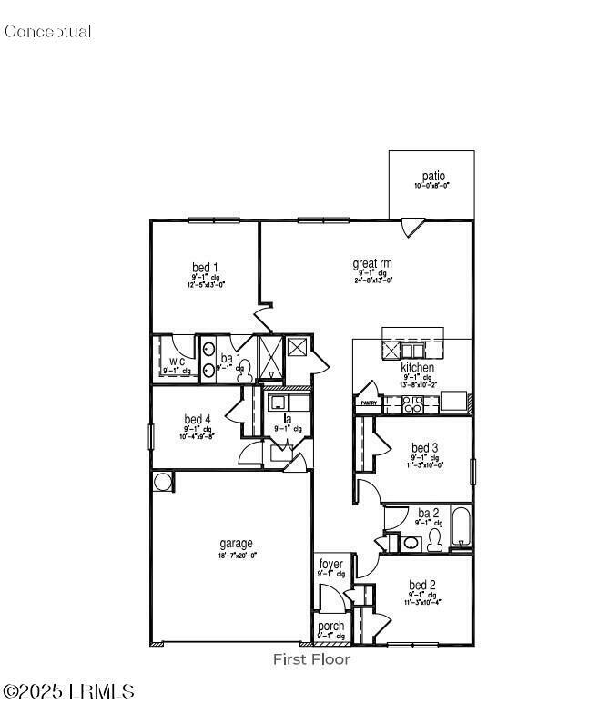 19 Pollen Drive Ridgeland, SC 29936 - Photo 30 of 30 Freeport floorplan
