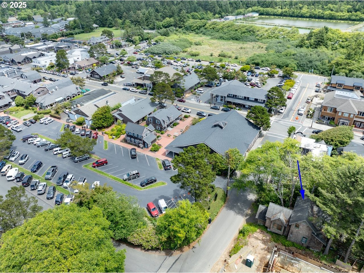 123 West 1st Street Cannon Beach, OR 97110 - Photo 33 of 35 an aerial view of residential house with outdoor space