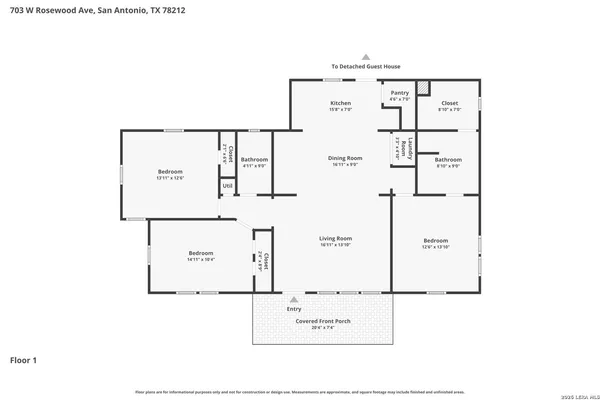 $599,000 | 703 West Rosewood Avenue, San Antonio, TX 78212