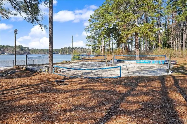 a view of yard with tree