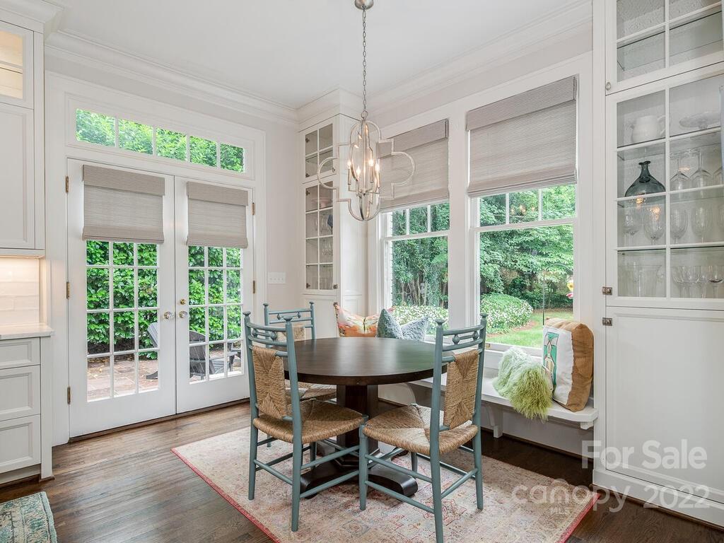 1210 Dilworth Road Charlotte, NC 28203 - Photo 17 of 39 a dining room with furniture window and wooden floor