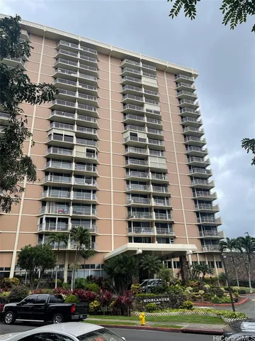 a front view of a building